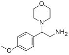 Β-(4-甲氧基苯基)-4-吗啉乙胺 结构式