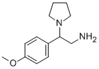 2-(4-methoxyphenyl)-2-(pyrrolidin-1-yl)ethan-1-amine 结构式