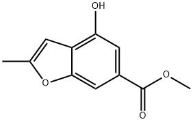 4-羟基-2-甲基-6-苯甲基呋喃羧酸乙酯 结构式