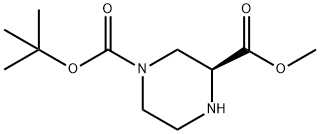 (S)-1-N-BOC-3-哌嗪甲酸甲酯 结构式