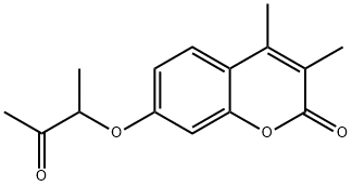 3,4-Dimethyl-7-((3-oxobutan-2-yl)oxy)-2H-chromen-2-one