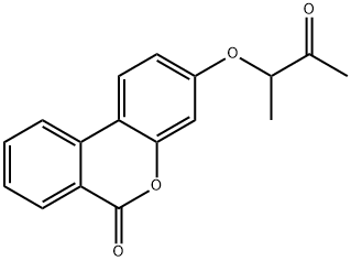 3-((3-氧代丁烷-2-基)氧基)-6H-苯并[C]色满-6-酮 结构式