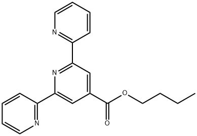 2,2'-:6'-,2''-联吡啶]-4'羧酸丁酯 结构式