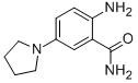 2-AMINO-5-PYRROLIDINOBENZAMIDE 结构式