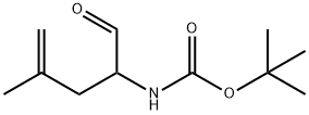 Carbamic acid, (1-formyl-3-methyl-3-butenyl)-, 1,1-dimethylethyl ester (9CI) 结构式