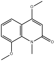 4,8-Dimethoxy-1-methylquinolin-2(1H)-one 结构式