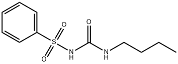 1-butyl-3-(phenylsulphonyl)urea 结构式