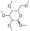 (2R,5R)-2,3,4,5-tetramethoxy-6-(methoxymethyl)oxane 结构式