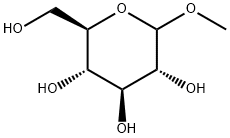 甲基-Α-D-吡喃葡糖苷 结构式