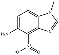 Benzimidazole, 5-amino-1-methyl-4-nitro- (8CI) 结构式