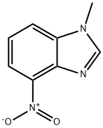 4-硝基-1-甲基苯并咪唑 结构式