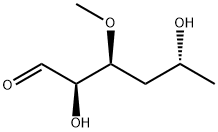 3-O-Methyl-4,6-dideoxy-D-xylo-hexose 结构式