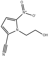 1-(2-Hydroxyethyl)-5-nitro-1H-pyrrole-2-carbonitrile 结构式