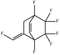 1,4,5,5,6,6-Hexafluoro-7-[(E)-fluoromethylene]bicyclo[2.2.2]oct-2-ene 结构式