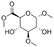 alpha-D-Glucopyranosiduronic acid, methyl 3-O-methyl-, methyl ester 结构式