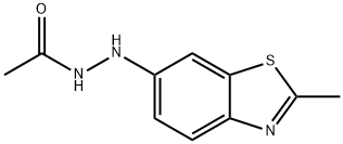 Acetic acid, 2-(2-methyl-6-benzothiazolyl)hydrazide (9CI) 结构式