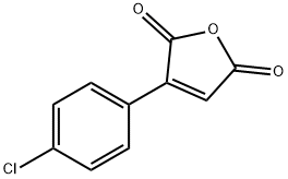 3-(4-氯苯基)-2,5-呋喃二酮 结构式