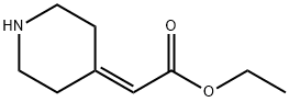 ETHYL 2-PIPERIDIN-4-YLIDENEACETATE 结构式