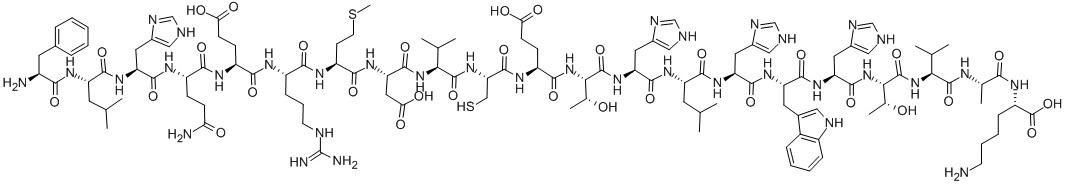 淀粉样β/ A4蛋白前体???（135-155） 结构式