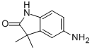 5-氨基-3,3-二甲基吲哚啉-2-酮 结构式