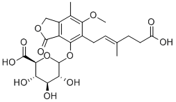 霉酸Β-D -葡萄糖醛酸 结构式