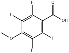 4-甲氧基-2,3,5,6-四氟苯甲酸 结构式