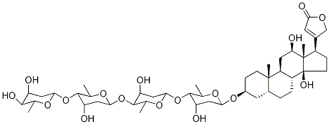 毛地黄毒苷-TETRA-毛地黄毒糖苷 结构式