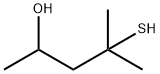 4-巯基-4-甲基-2-戊醇 结构式