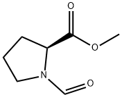 L-Proline, 1-formyl-, methyl ester (9CI) 结构式