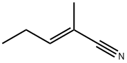 (E)-2-methylpent-2-enenitrile 结构式