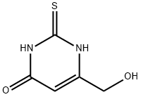 6-(羟甲基)-2-硫氧基-2,3-二氢嘧啶-4(1H)-酮 结构式