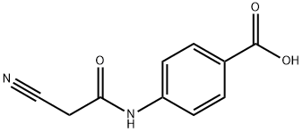 Benzoic acid, 4-[(cyanoacetyl)amino]- (9CI) 结构式