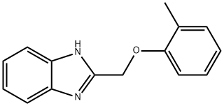 2-[(2-METHYLPHENOXY)METHYL]-1H-BENZIMIDAZOLE 结构式