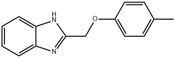 2-[(4-甲基苯氧基)甲基]-1H-苯并咪唑 结构式