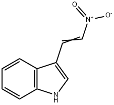 3-(2-硝基乙烯基)吲哚 结构式