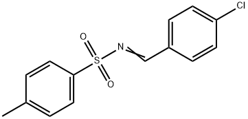 N-(4-氯苯亚甲基)-4-甲苯磺酰胺 结构式