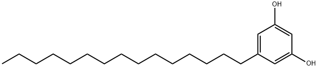 5-十五烷基-1,3-苯二酚 结构式