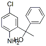 1-(2-氨基-5-氯苯基)-1-苯基乙醇 结构式
