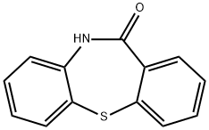 二苯并[b,f][1,4]硫氮杂卓-11-[10H]酮 结构式