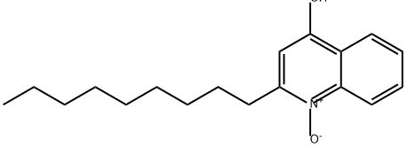 nonyl-4-hydroxyquinoline-N-oxide 结构式