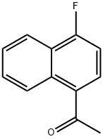 4-氟-1-萘乙酮 结构式