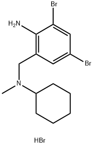 Bromhexine hydrobromide 结构式