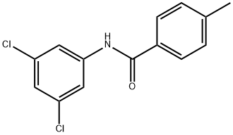 N-(3,5-二氯苯基)-4-甲基苯甲酰胺 结构式