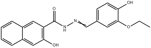 N''-(3-ETHOXY-4-HYDROXYBENZYLIDENE)-3-HYDROXY-2-NAPHTHOHYDRAZIDE