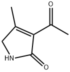2H-Pyrrol-2-one, 3-acetyl-1,5-dihydro-4-methyl- (9CI) 结构式