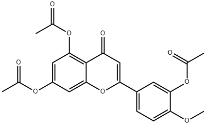 DiosMetin Triacetate 结构式