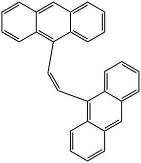 (Z)-1,2-Bis(9-anthryl)ethene 结构式