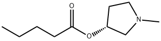 Pentanoic acid, (3R)-1-methyl-3-pyrrolidinyl ester (9CI) 结构式