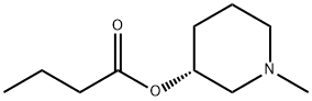 Butanoic acid, (3R)-1-methyl-3-piperidinyl ester (9CI) 结构式