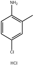4-氯-邻甲苯胺盐酸盐 结构式